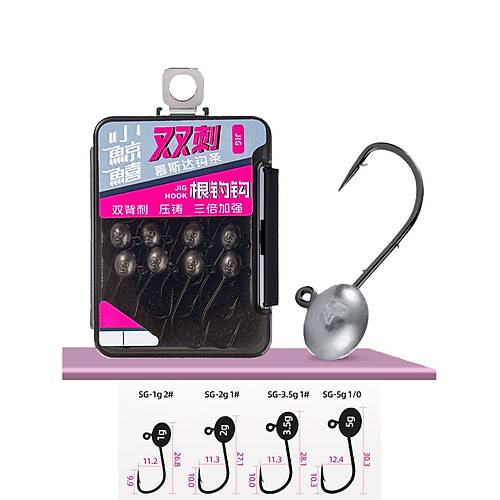 Ecooda Shadow Seeking Jighead SG Tekli 3.5 gr.  #1