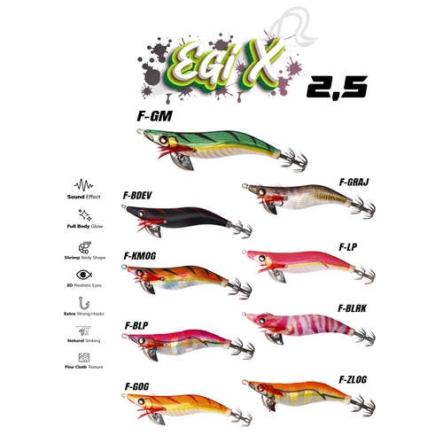 Fujin EgiX 2.5 10gr Kalamar Zokas�