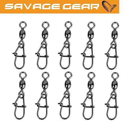 Savagear Eggsnap Swivel S #4 22 kg BLN 10 Adet