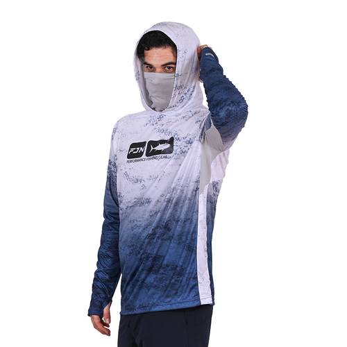 Fujin Pro Angler T-Shirt Grey Wave