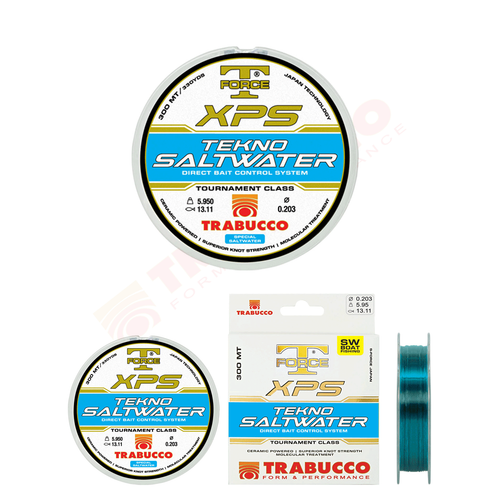 Trabucco T-Force XPS Tekno Saltwater 300mt Olta Misinas 0.35mm