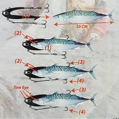 Bonito Jig Head 500gr