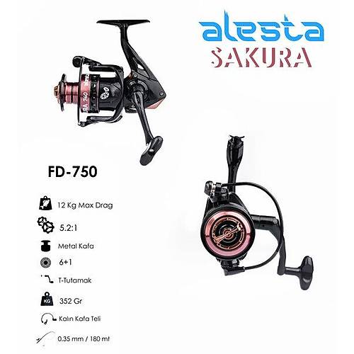 SAKURA FD-750 AL KAFA CNC KOL 6+1 BB