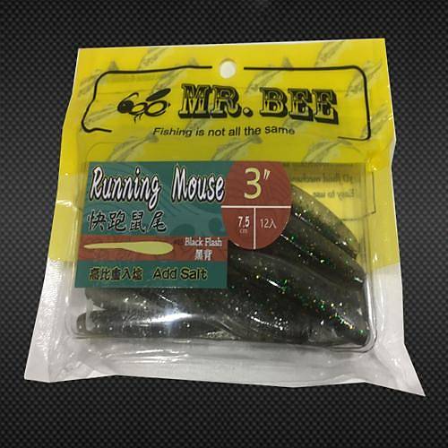 SAME Silikon Running Mouse 3�� (7,5cm) ince kuyruk ( beyaz )