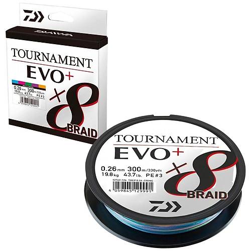 Daiwa Tournament EVO+ 8B Multicolor �p Misina (300m) (12762120)