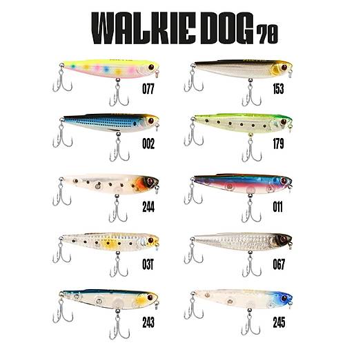 Fujin Walkie Dog 70mm 8.2gr Su �st� Maket Bal�k