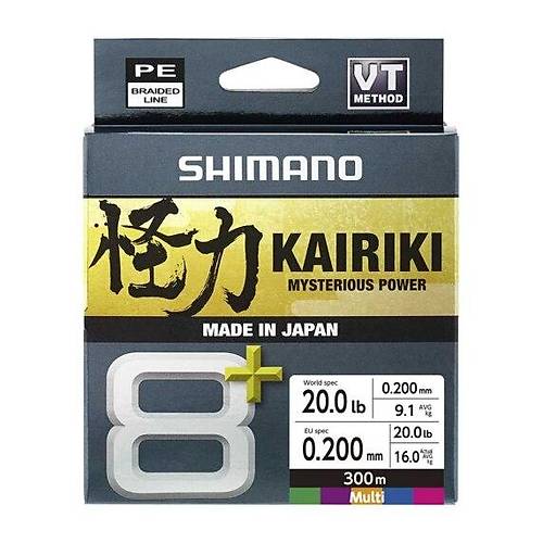Shimano Misina Kairiki 8+ 300M Multi Colour