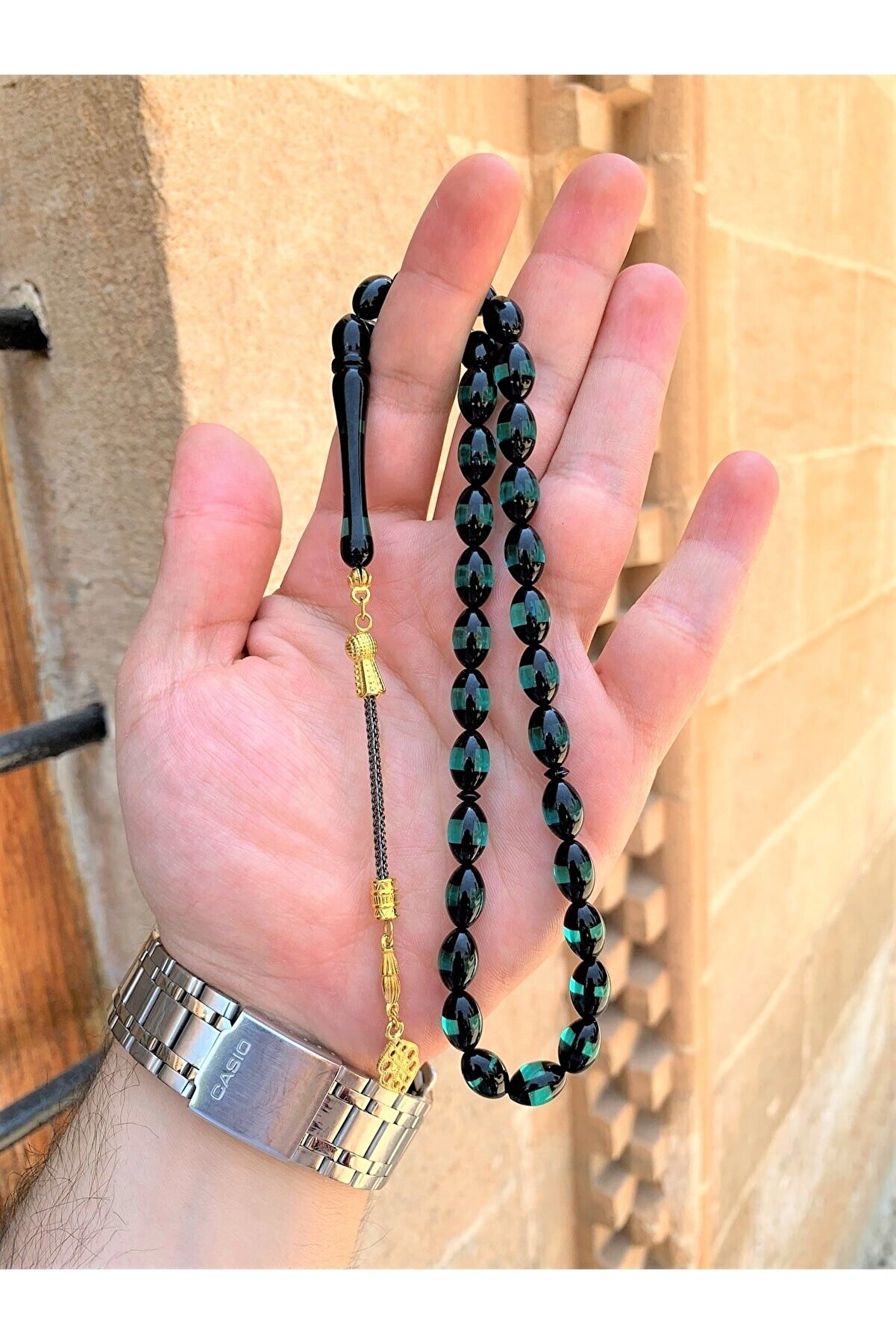 Sürmeli Toz Kehribar Tesbih Dgn11171