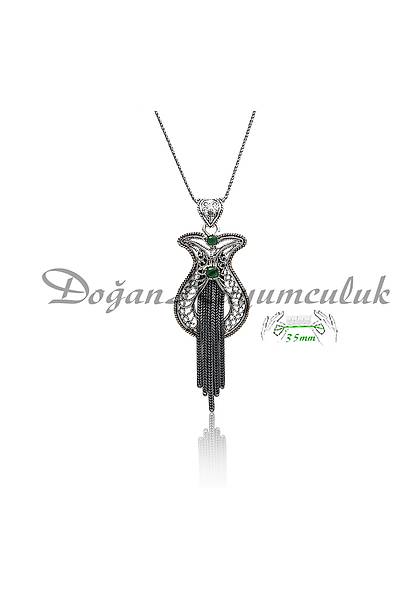 Pskll Lale Model Telkari Bayan Gm Kolye, Stok Kodu:20174430