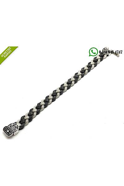 925 Ayar �zel Tasar�m El ��i Midyat Has�r� G�m�� Bayan Bileklik Stok Kodu:2018662