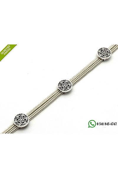 925 Ayar �zel Tasar�m El ��i Midyat Has�r� G�m�� Bayan Bileklik Stok Kodu:2018692