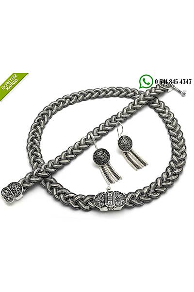925 Ayar �zel Tasar�m El ��i Midyat Has�r� G�m�� ��l� Set Stok Kodu:2018655