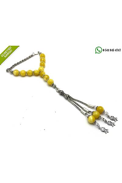 925 Ayar Toz Damla Kehribar Tal Tesbih Model Gm Anahtarlk Stok Kodu:20174328