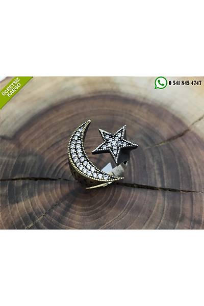 Ayyldz Model Beyaz Zirkon Tal Bayan Otantik Gm Yzk Stok Kodu: 2017551