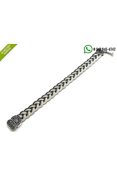 925 Ayar zel Tasarm El i Midyat Hasr Gm l Set Stok Kodu:2018652