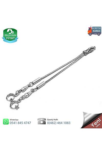 Ayldz 2li 925 Ayar Gm Tesbih Pskl, Stok Kodu:20161208