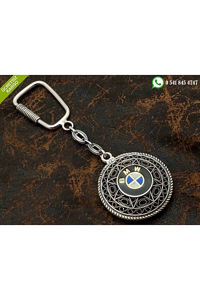 925 Ayar Bmw Amblemli Oksitli Telkari Gm Anahtarlk Stok Kodu:2018634