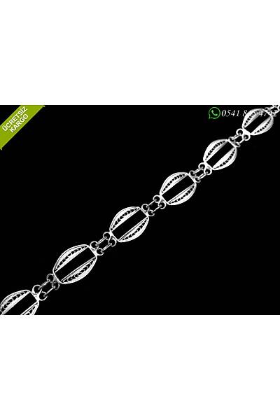 925 Ayar G�m�� Bayan Telkari Bileklik Stok Kodu:20172229