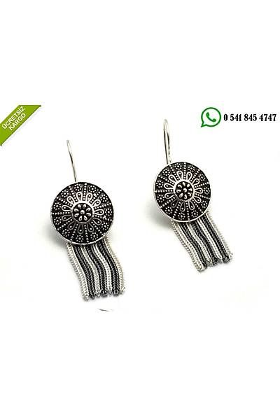 925 Ayar zel Tasarm El i Midyat Hasr Gm l Set Stok Kodu:2018653