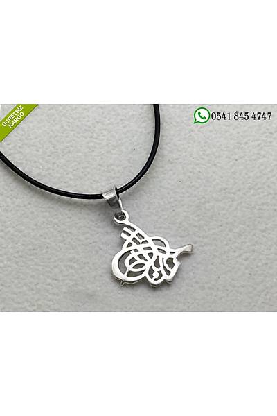 925 Ayar G�m�� Osmanl� Tu�ral� Tasar�m Erkek Kolye Stok Kodu:20181068