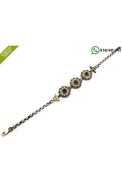 925 Ayar Gm Safir Tal Tasarm Otantik Bayan Bileklik Stok Kodu:20174456