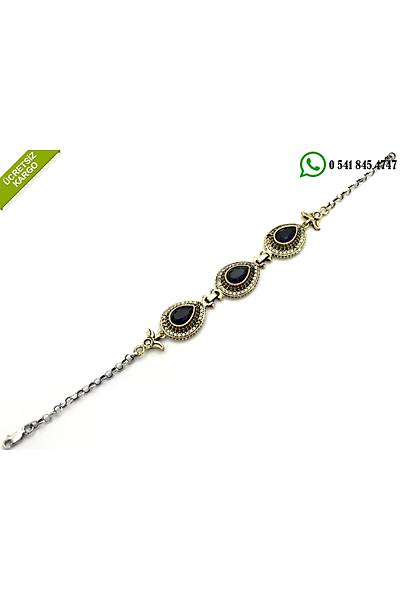925 Ayar Gm Safir Tal Damla Model Otantik Bayan Bileklik Stok Kodu:20174455