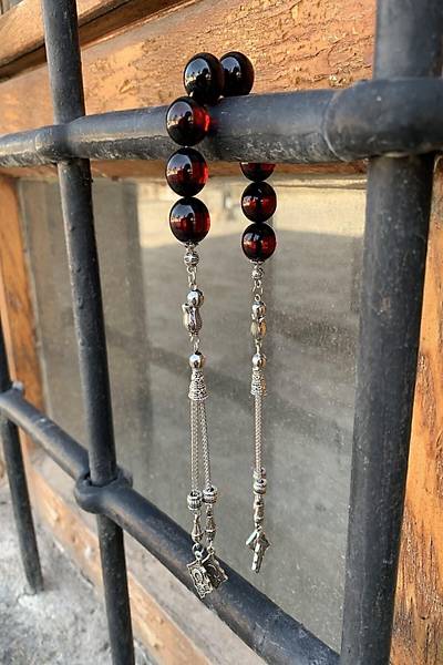 Hediye S�rmeli Toz Kehribar Zaza Tesbih Dgn1183