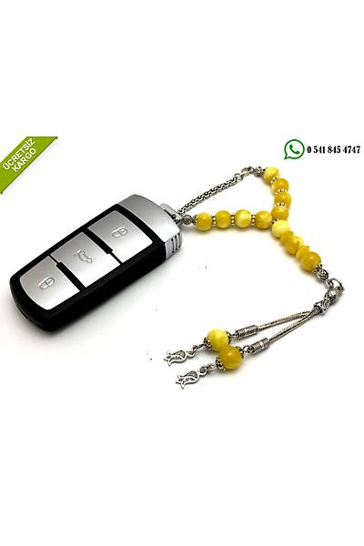 925 Ayar Toz Damla Kehribar Tal Tesbih Model Gm Anahtarlk Stok Kodu:20174326