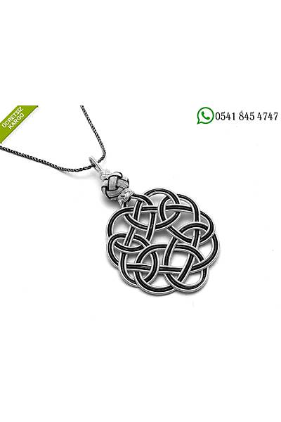 1000 Ayar El �rmesi A�k D���m� Kazaziye G�m�� Bayan Kolye Ucu Stok Kodu:2018903