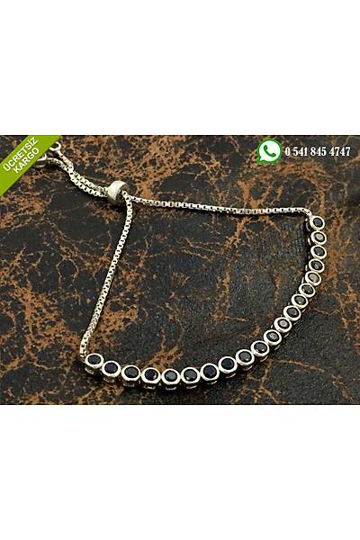 925 Ayar G�m�� Su Yolu Model Ayarlanabilir Bayan Bileklik Stok Kodu:20174360