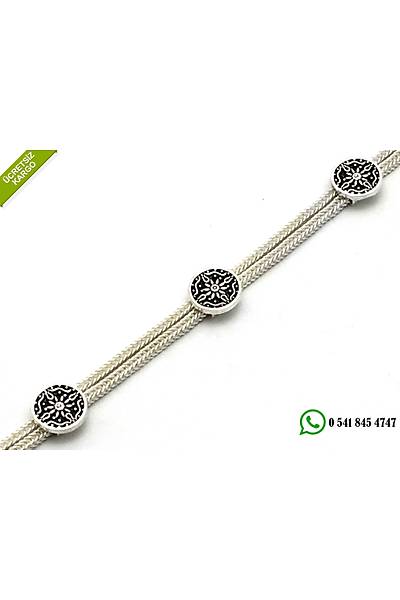 925 Ayar �zel Tasar�m El ��i Midyat Has�r� G�m�� Bayan Bileklik Stok Kodu:2018678