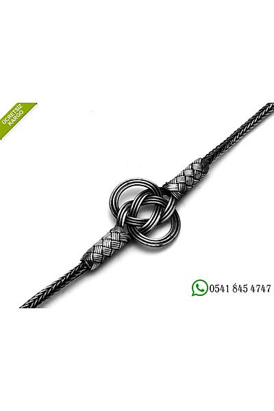 1000 Ayar Sonsuzluk Model Kazaziye El �rmesi G�m�� Bileklik Stok Kodu:2018879