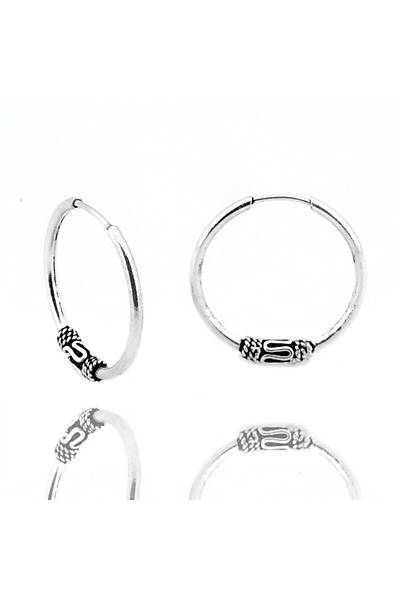 Kad�n G�m�� 18mm Halka K�pe Dgn20337