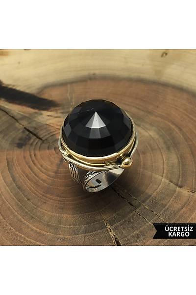 Zirkon Ta�l� Yuvarlak Model 925 Ayar Bayan Otantik G�m�� Y�z�k Stok Kodu:20172022