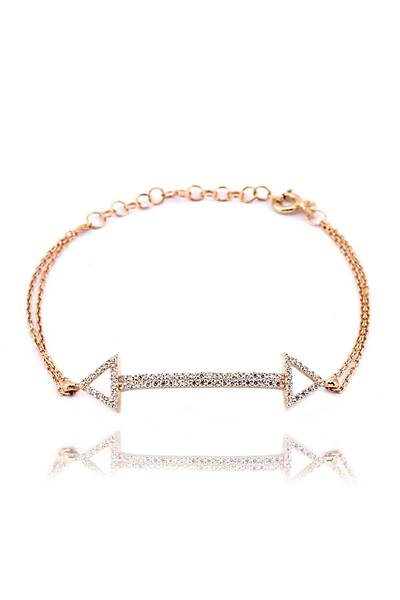 Kad�n Rose �iftok G�m�� Bileklik Dgn20271