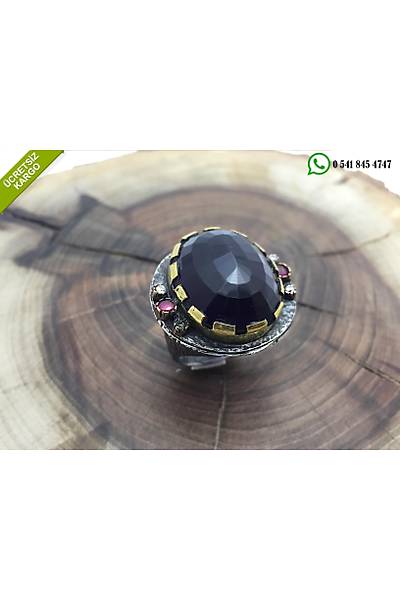 Safir Ve Yakut Tal Prenses Model Otantik Gm Bayan Yzk Stok Kodu:20171209