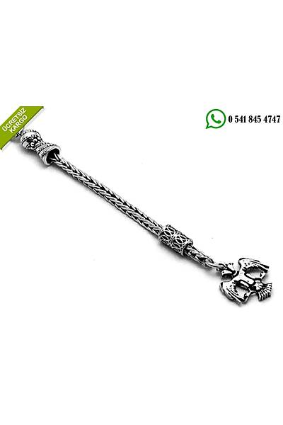 Tekli �zel Tasar�m �ift Ba�l�kl� Sel�uk Kartal� 925 Ayar G�m�� P�sk�l Stok Kodu:20174590