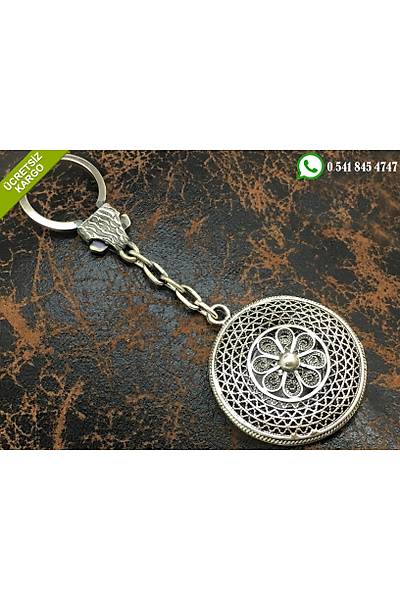 925 Ayar Audi Amblemli Oksitli G�m�� Anahtarl�k Stok Kodu:20174341