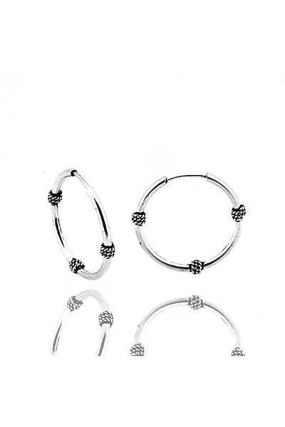 Kad�n G�m�� 18mm Halka K�pe Dgn20345