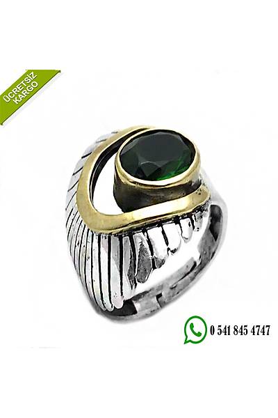 925 Ayar Gm Yeim Tal Kra Tasarm El i Otantik Yzk Stok Kodu:20191083