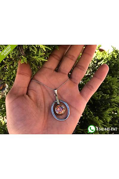 925 Ayar Gm Sitrin Tal Oval Halka Tasarm El i Otantik l Set Stok Kodu:2019661