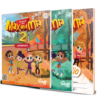 Max und Mia 2 - Lehrbuch + Mein Portfolio + Arbeitsbuch (3 Kitap)