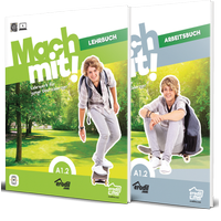 Mach mit A1.2 - Lehrbuch + Arbeitsbuch (2 Kitap)