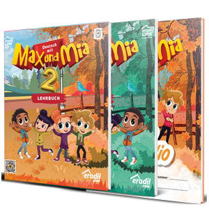 Max und Mia 2 - Lehrbuch + Mein Portfolio + Arbeitsbuch (3 Kitap)
