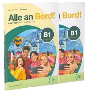 Alle an Bord! B1 - Kursbuch + Arbeitsbuch (2 Kitap)