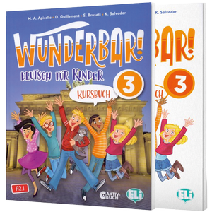 Wunderbar! 3 - Kursbuch + Arbeitsbuch (2 Kitap)