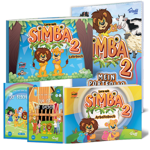 Simba 2 - Lehrbuch + Mein Portfolio + Arbeitsbuch + Lekt�ren (5 Kitap)