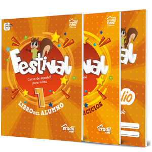 Festival 1 - Libro del alumno + Mi Portafolio + Libro de ejercicios (3 Kitap)