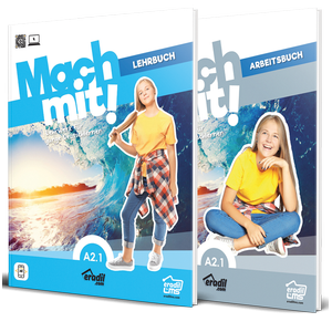 Mach mit A2.1 - Lehrbuch + Arbeitsbuch (2 Kitap)
