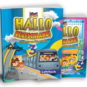 Hallo Deutschland 3 - Lehrbuch + Arbeitsbuch (2 Kitap)